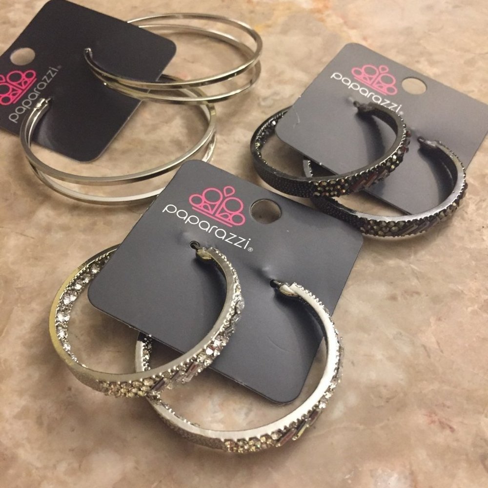 3 Loop Earrings